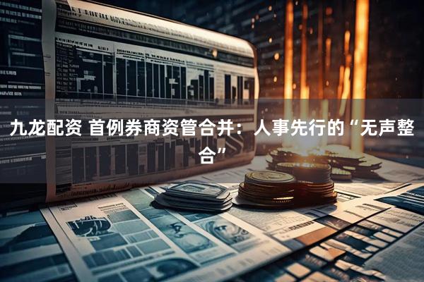 九龙配资 首例券商资管合并：人事先行的“无声整合”