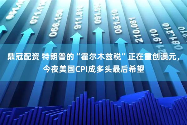 鼎冠配资 特朗普的“霍尔木兹税”正在重创澳元，今夜美国CPI成多头最后希望